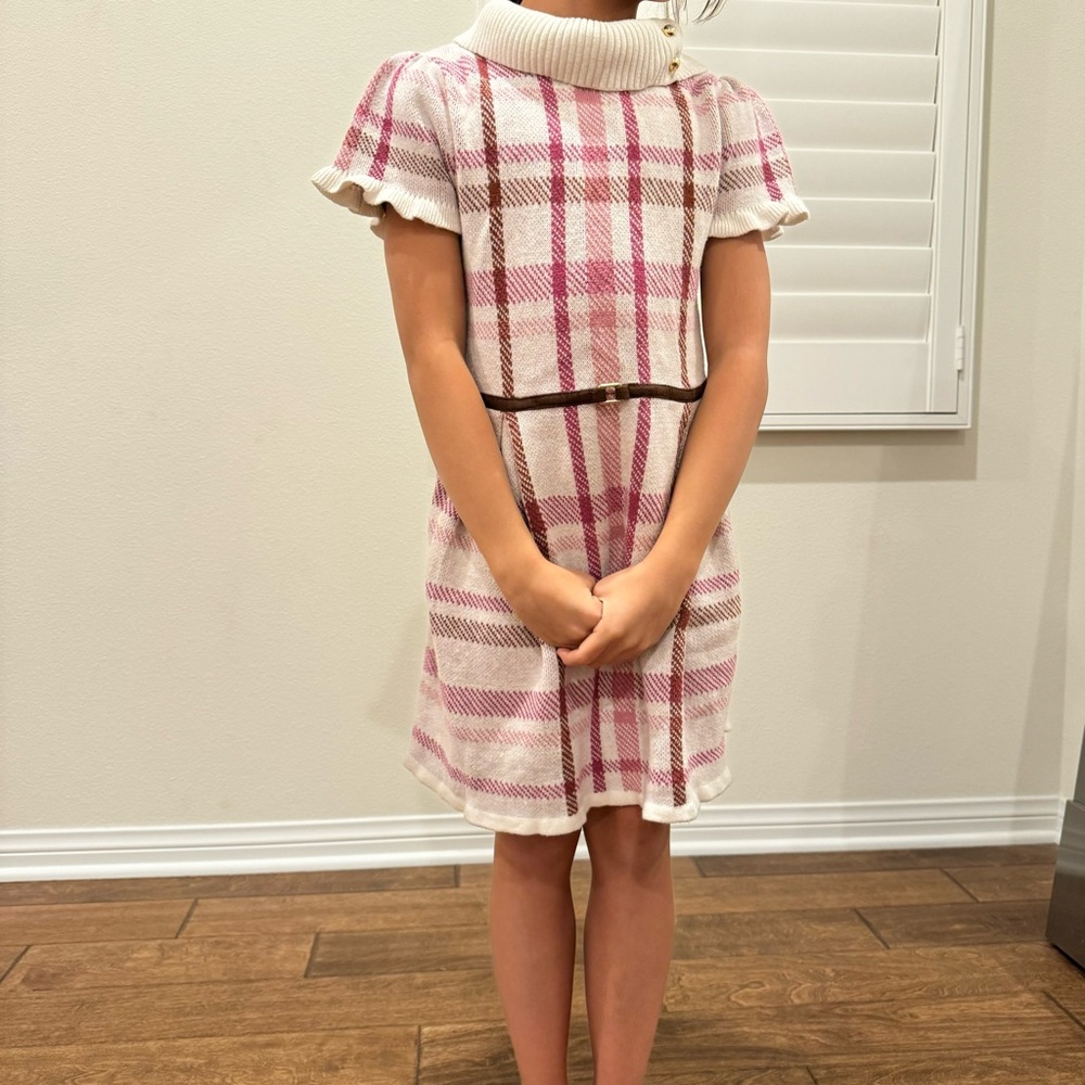 Janie and jack plaid dress size 8